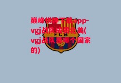 巅峰棋牌下载app-vgj战队成员北美(vgj战队是哪个国家的)